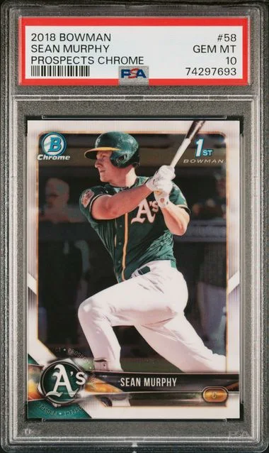 2018 Bowman Sean Murphy Prospects Chrome #58 card image