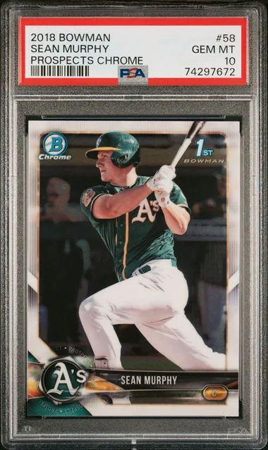 2018 Bowman Sean Murphy Prospects Chrome #BCP58 card image