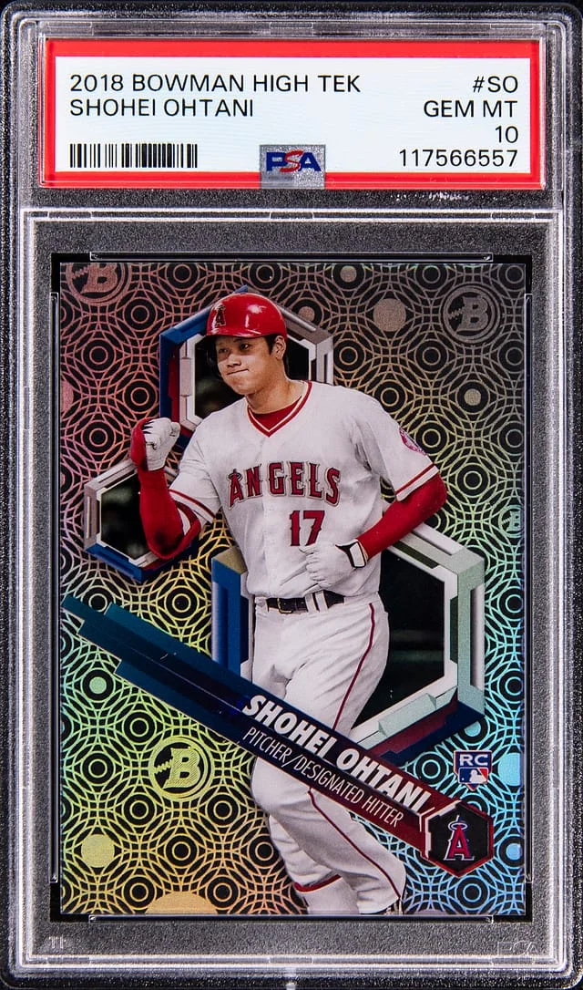 2018 Bowman Shohei Ohtani 2018 High Tek #SO card image