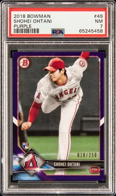 2018 Bowman Shohei Ohtani #49 card image