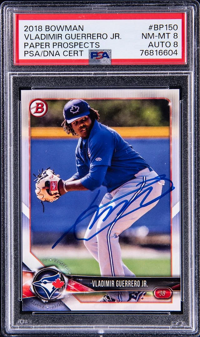 2018 Bowman Vladimir Guerrero Jr. Prospects Chrome #BCP150 card image