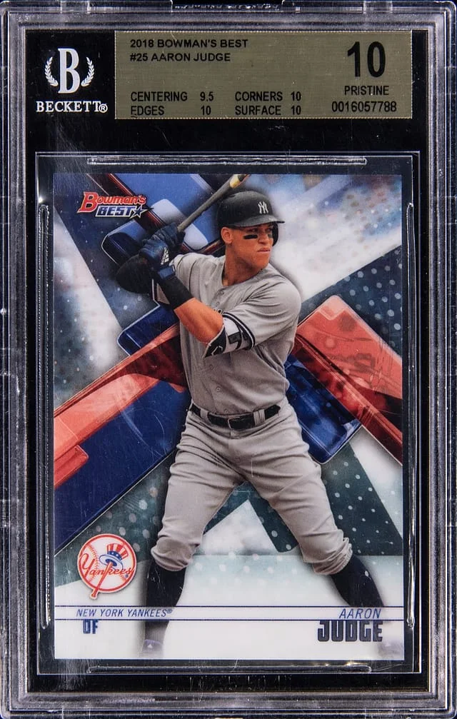 2018 Bowman's Best Aaron Judge #25 card image
