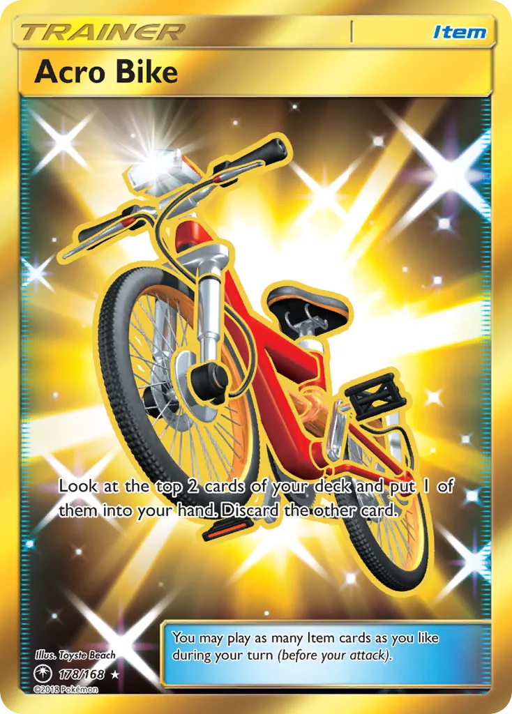 2018 Celestial Storm Acro Bike #123/168 Uncommon card image