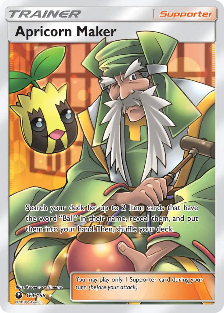 2018 Celestial Storm Apricorn Maker #161/168 Rare Ultra card image