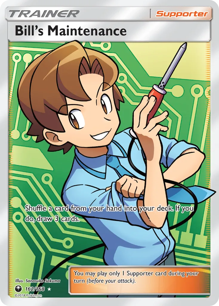 2018 Celestial Storm Bill's Maintenance Uncommon #126/168 Uncommon card image