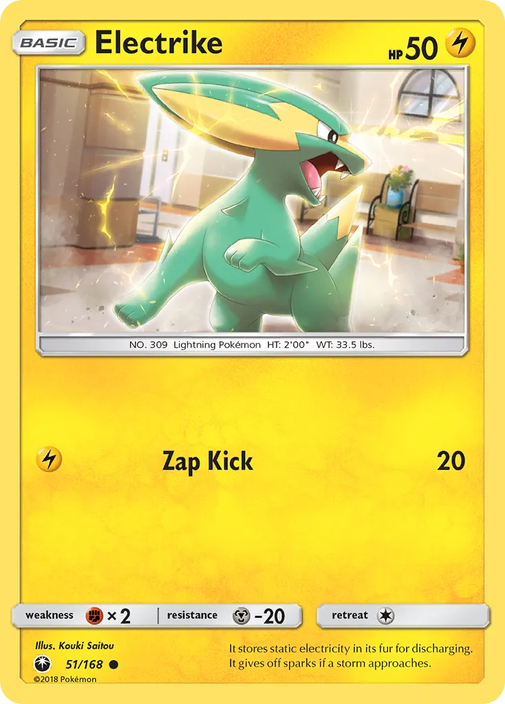 2018 Celestial Storm Electrike Common #051/168 Common card image