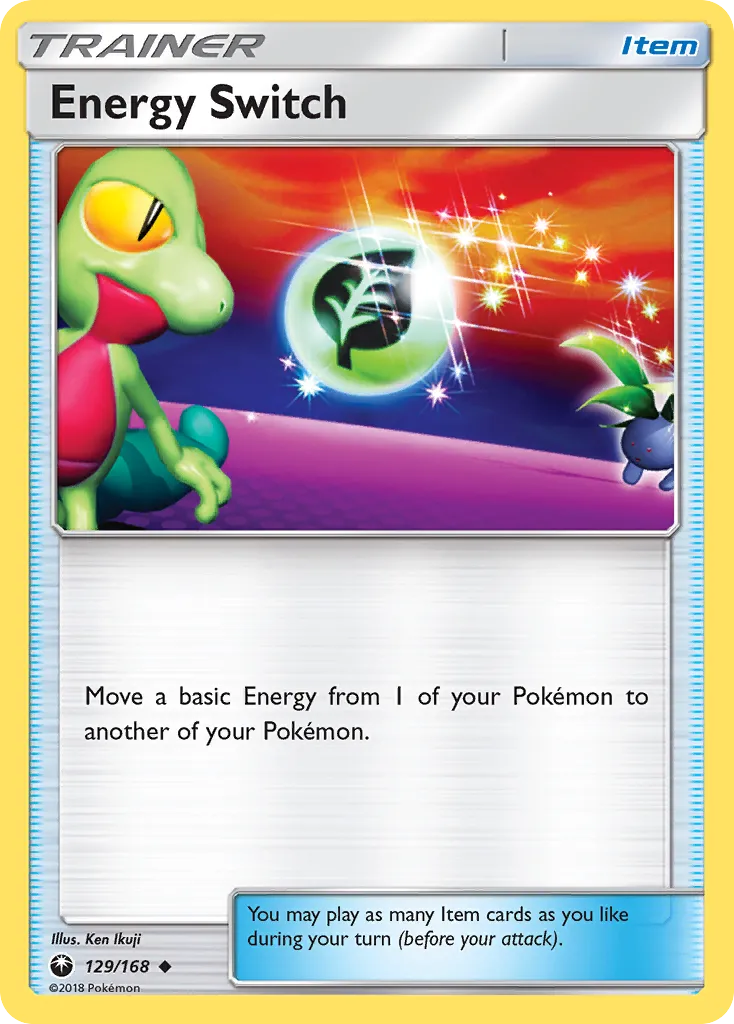 2018 Celestial Storm Energy Switch Uncommon #129/168 Uncommon card image