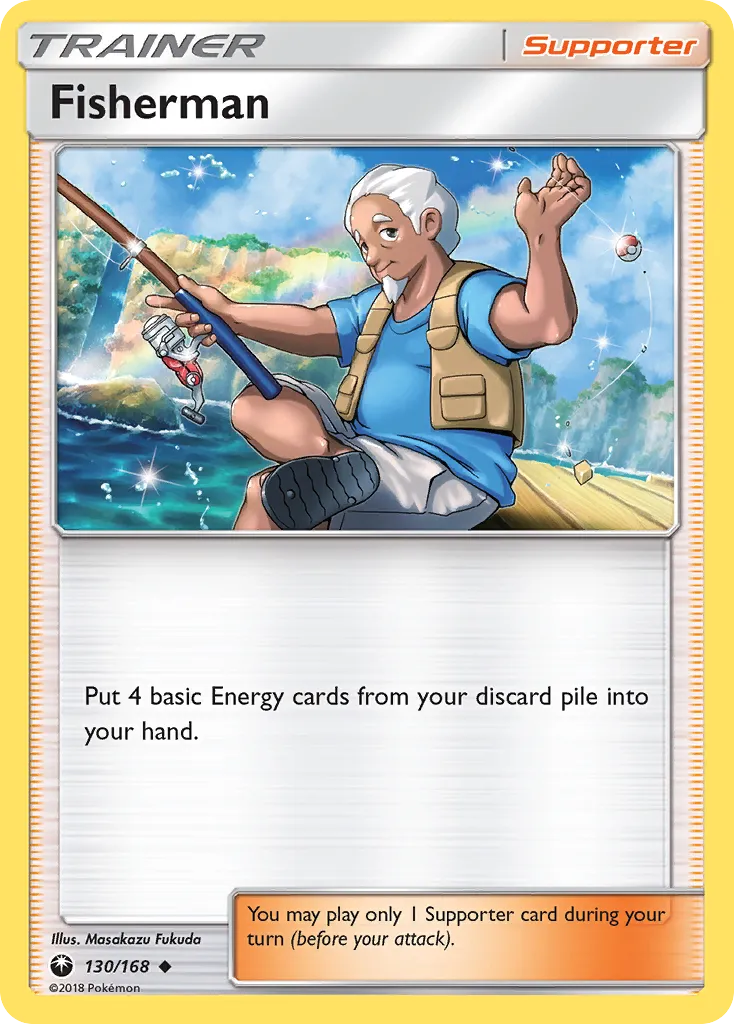 2018 Celestial Storm Fisherman Uncommon #130/168 Uncommon card image