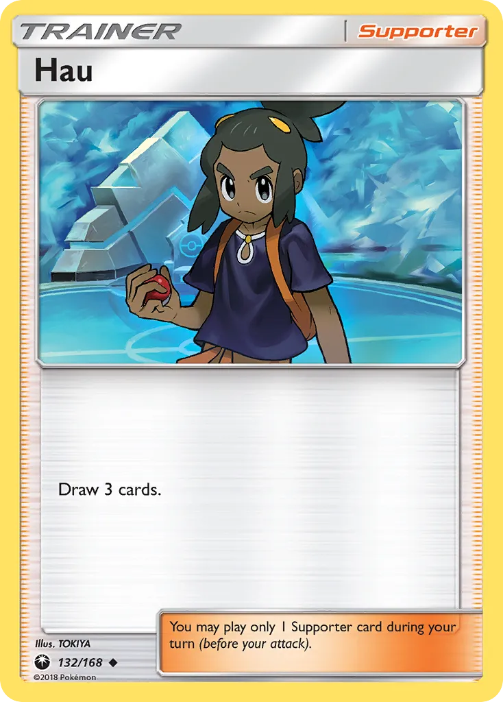 2018 Celestial Storm Hau Uncommon #132/168 Uncommon card image