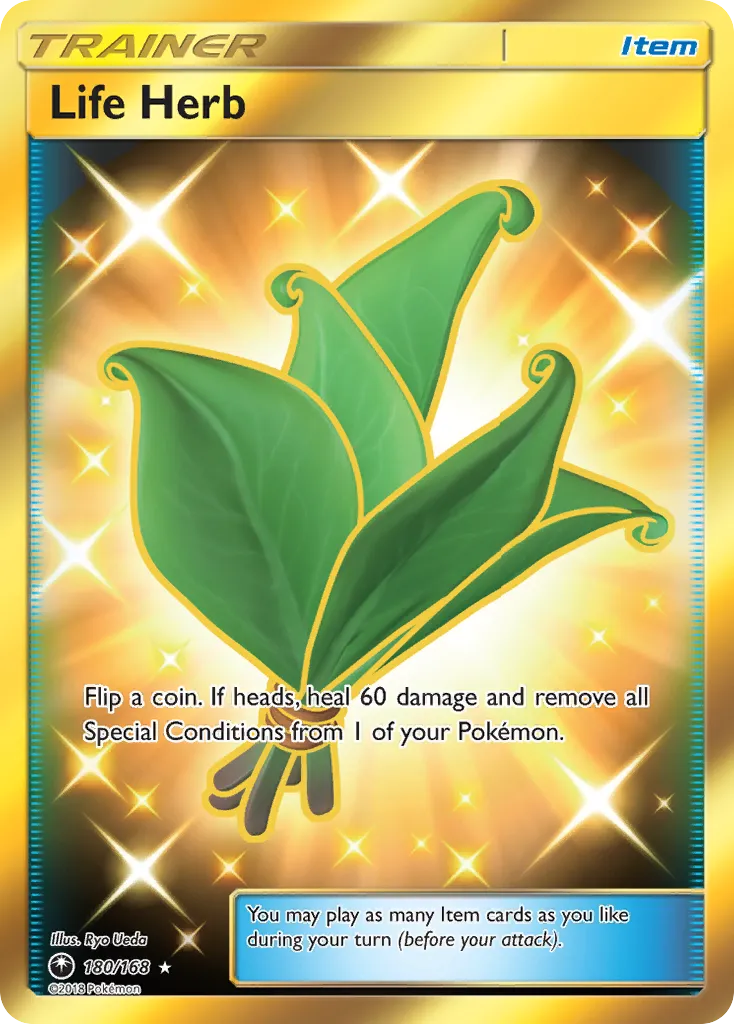 2018 Celestial Storm Life Herb Uncommon #136/168 Uncommon card image