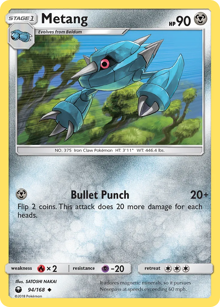 2018 Celestial Storm Metang Uncommon #094/168 Uncommon card image