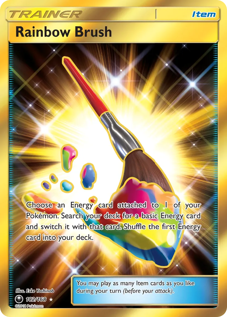 2018 Celestial Storm Rainbow Brush Uncommon #141/168 Uncommon card image