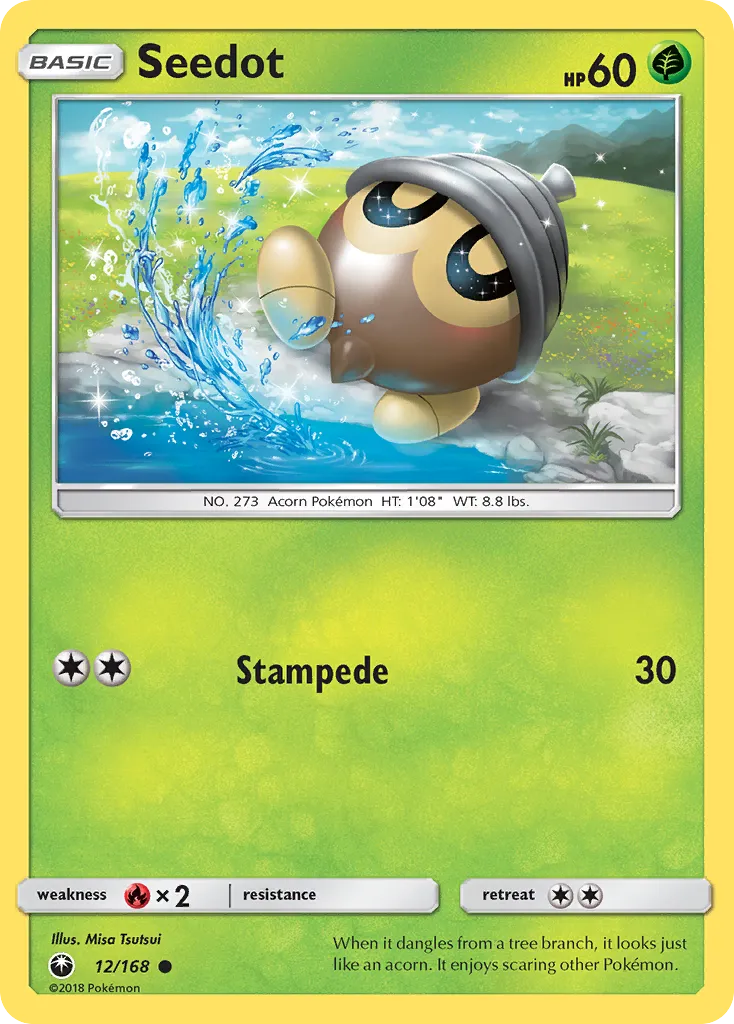 2018 Celestial Storm Seedot #012/168 Common card image