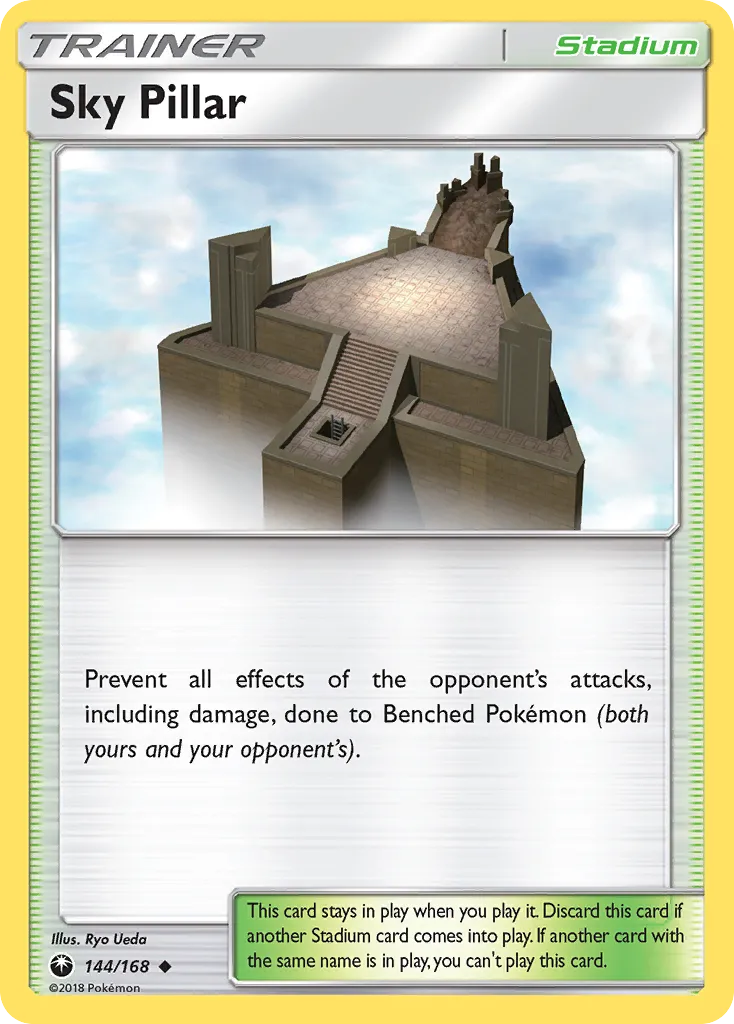 2018 Celestial Storm Sky Pillar Uncommon #144/168 Uncommon card image