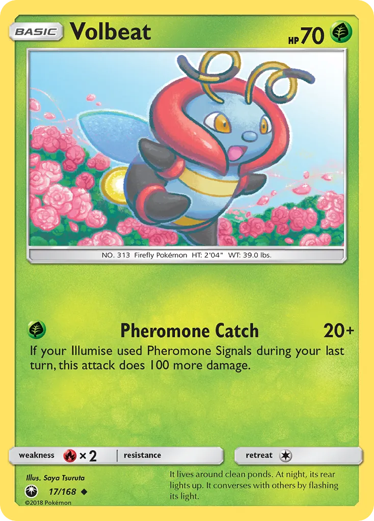 2018 Celestial Storm Volbeat Uncommon #017/168 Uncommon card image