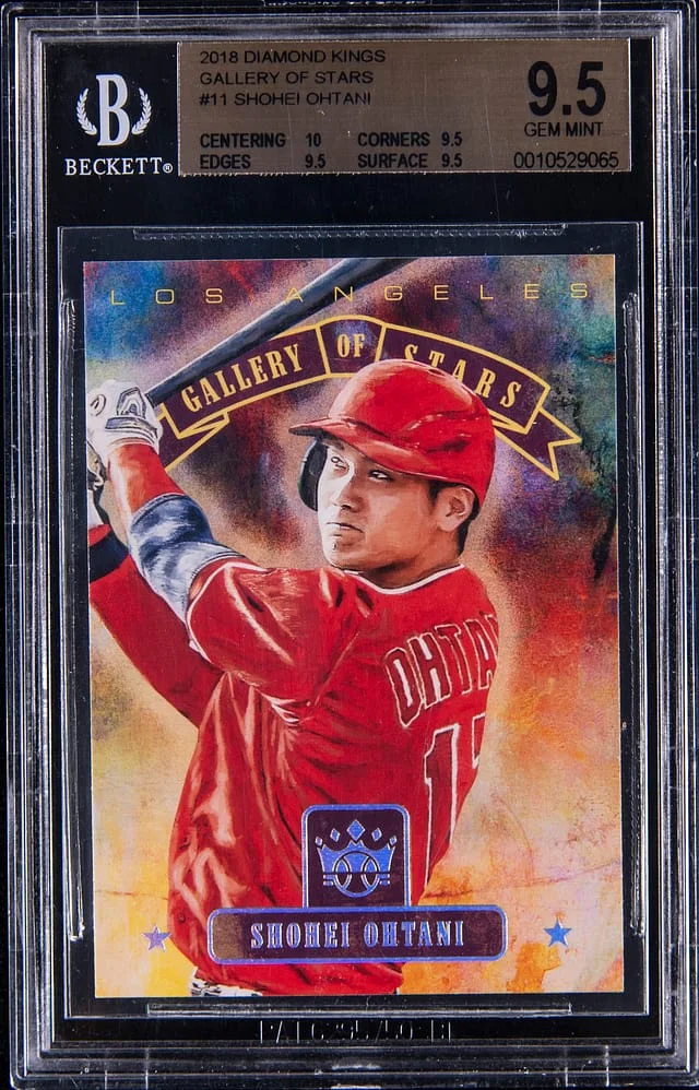 2018 Diamond Kings Shohei Ohtani Gallery Of Stars #GS-11 card image