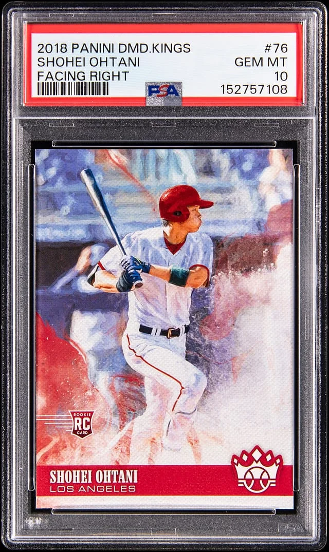2018 Donruss Diamond Kings Shohei Ohtani Facing Right #74 card image