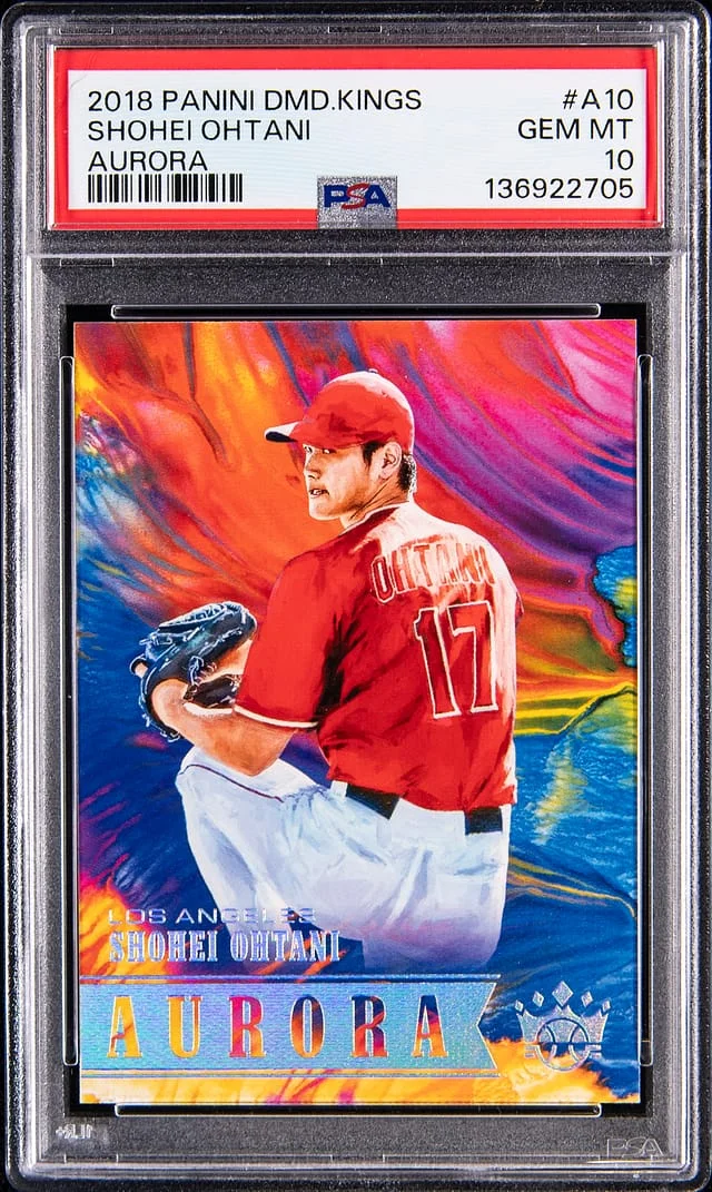 2018 Donruss Diamond Kings Shohei Ohtani Aurora #A10 card image