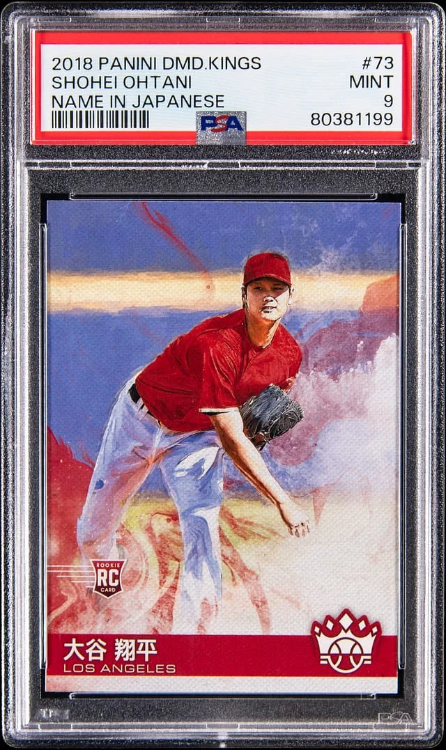2018 Donruss Diamond Kings Shohei Ohtani, Name In Japanese #73 card image