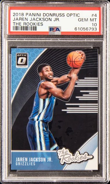 2018 Donruss Optic Jaren Jackson Jr. The Rookies #4 card image