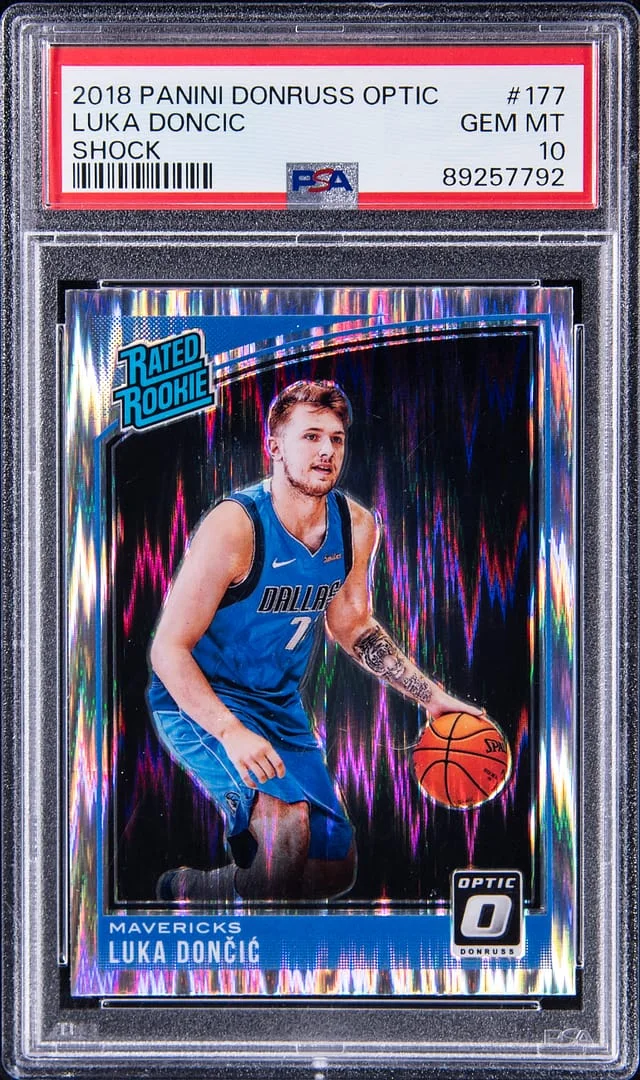 2018 Donruss Optic Luka Donic Shock #177 card image