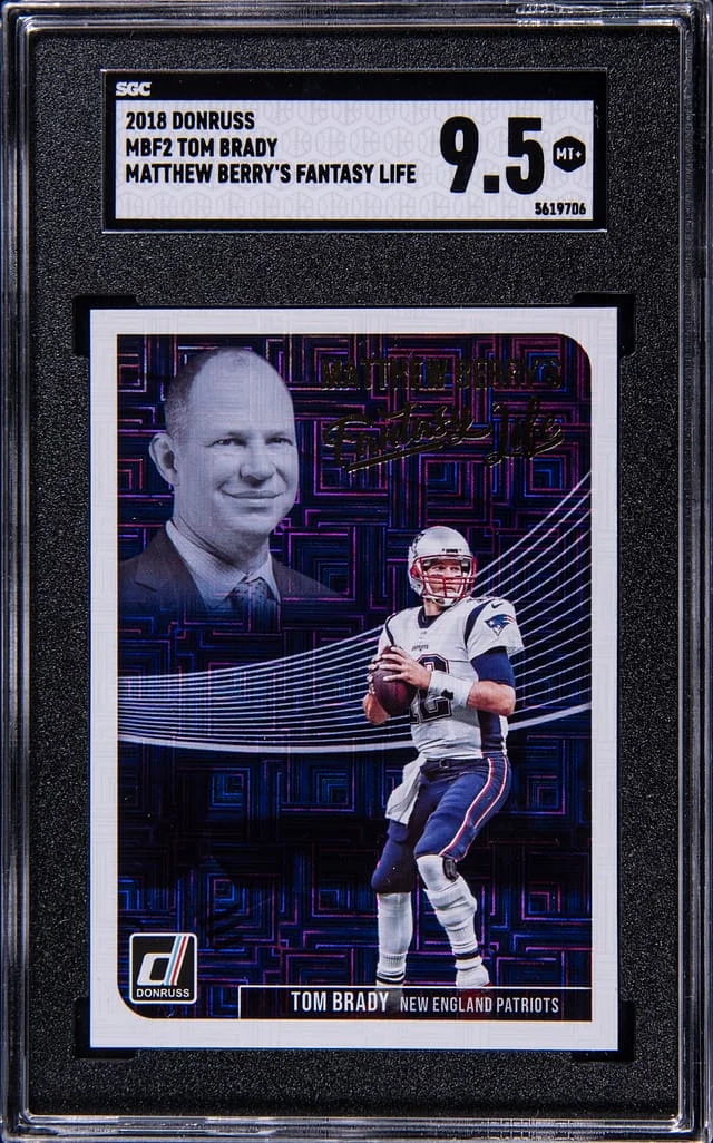 2018 Donruss Tom Brady Mathew Berry's Fantasy Life #MBF2 card image
