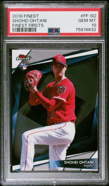 2018 Finest Finest Firsts Ff-So Shohei Ohtani #no-number card image