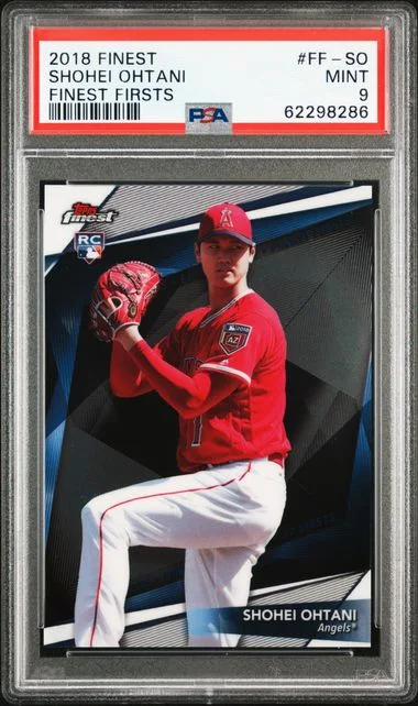 2018 Finest Shohei Ohtani Finest Firsts #FF-SO card image