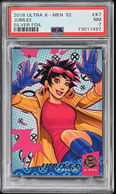 2018 Fleer Ultra X-Men Jubilee 92 Silver Foil #X7 card image