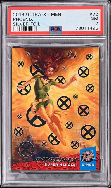 2018 Fleer Ultra X-Men Phoenix Silver Foil #72 card image