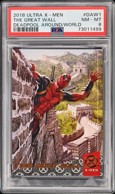 2018 Fleer Ultra X-Men The Great Wall Deadpool Around The World #DAW1 card image