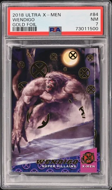 2018 Fleer Ultra X-Men Wendigo Gold Foil #84 card image