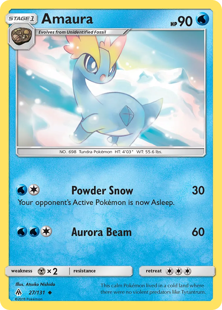 2018 Forbidden Light Amaura #027/131 Uncommon card image