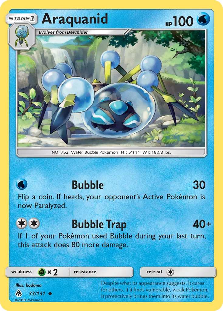 2018 Forbidden Light Araquanid #033/131 Uncommon card image