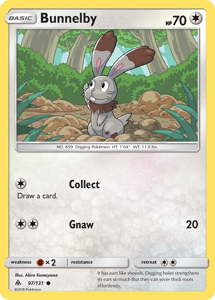 2018 Forbidden Light Bunnelby Common #097/131 Common card image