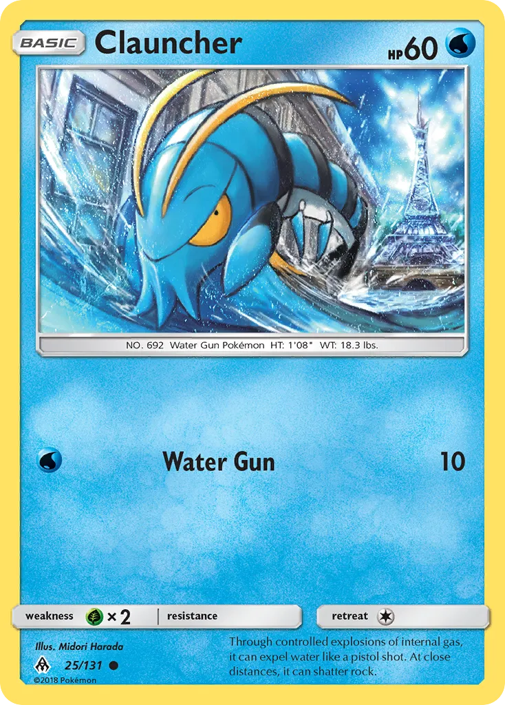 2018 Forbidden Light Clauncher Common #025/131 Common card image