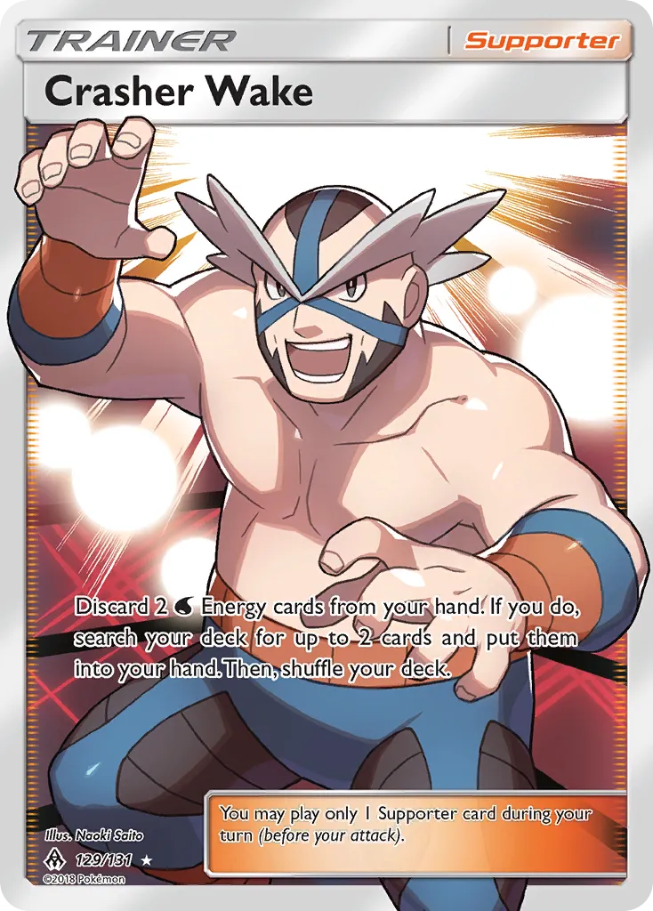 2018 Forbidden Light Crasher Wake #129/131 Rare Ultra card image