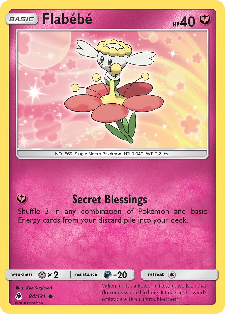 2018 Forbidden Light Flabébé #084/131 Common card image
