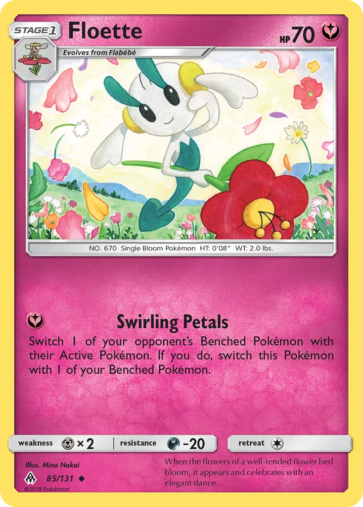 2018 Forbidden Light Floette Uncommon #085/131 Uncommon card image
