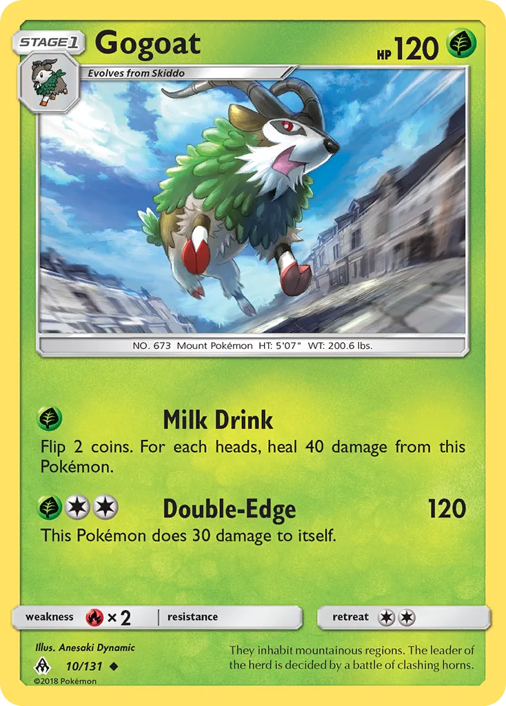 2018 Forbidden Light Gogoat Uncommon #010/131 Uncommon card image