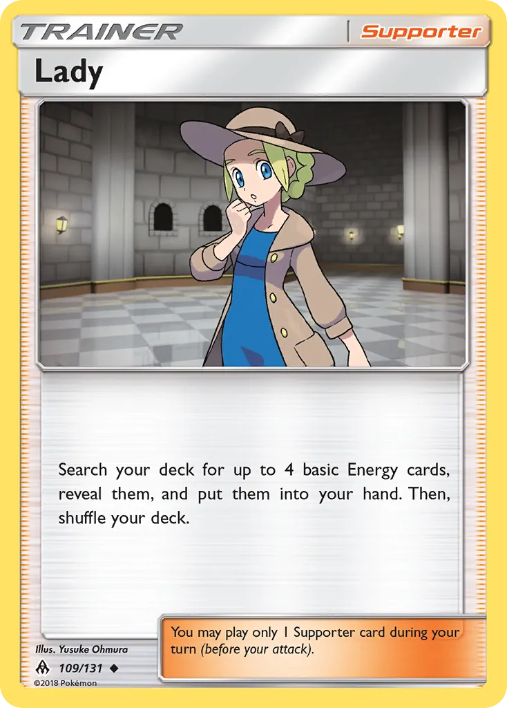 2018 Forbidden Light Lady Uncommon #109/131 Uncommon card image