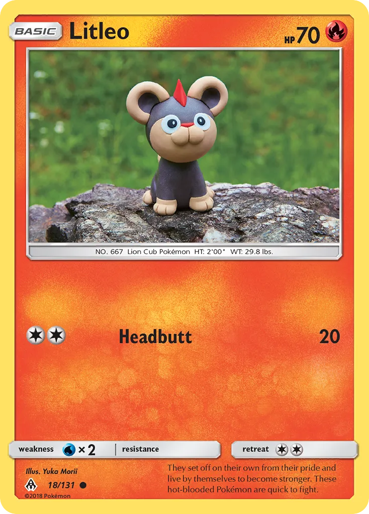 2018 Forbidden Light Litleo Common #018/131 Common card image