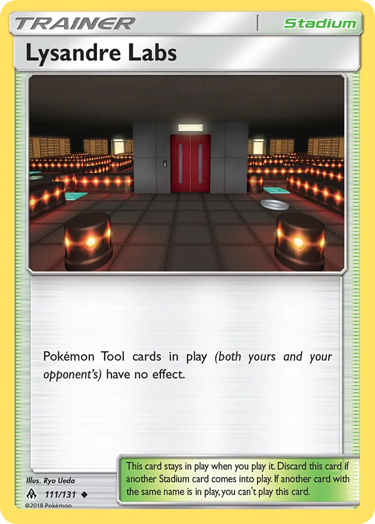 2018 Forbidden Light Lysandre Labs Uncommon #111/131 Uncommon card image