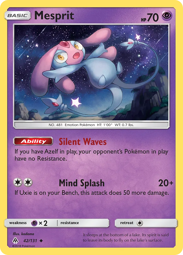 2018 Forbidden Light Mesprit Uncommon #042/131 Uncommon card image