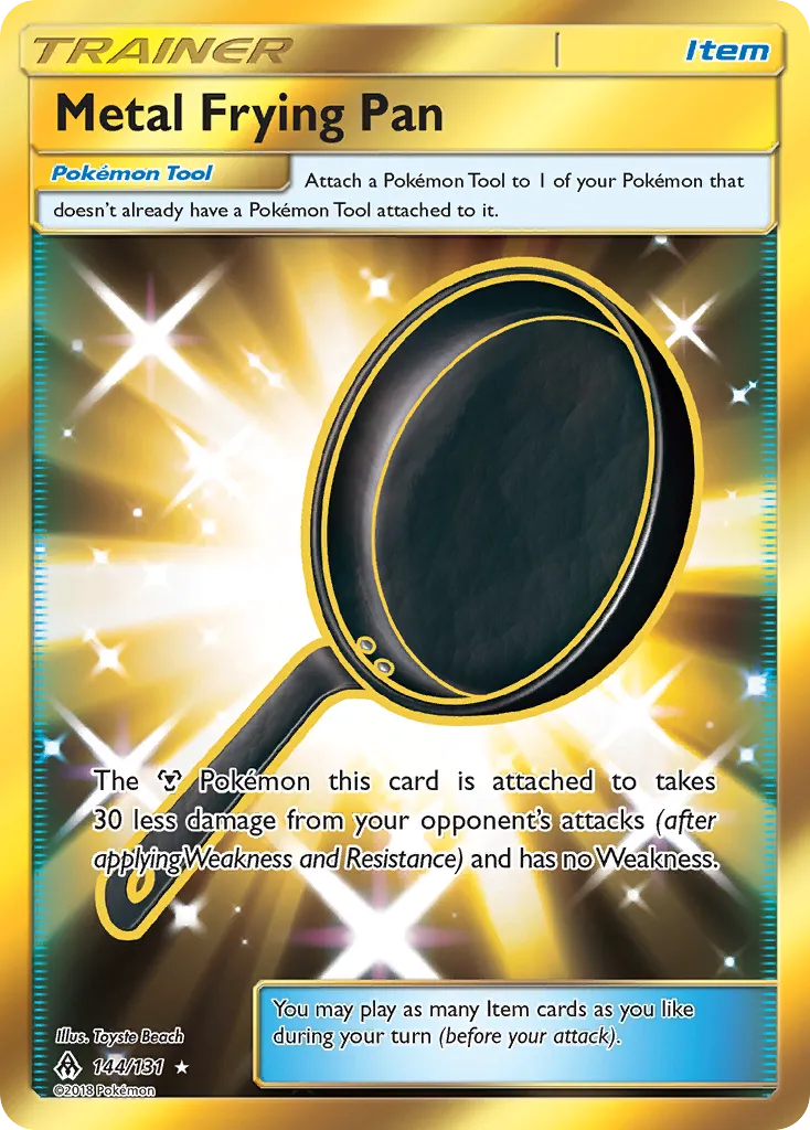 2018 Forbidden Light Metal Frying Pan #112A/131 Uncommon card image