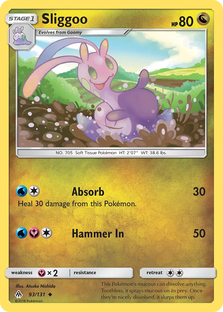 2018 Forbidden Light Sliggoo Uncommon #093/131 Uncommon card image