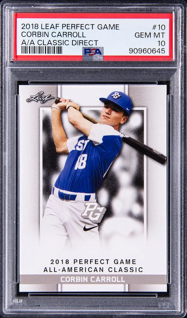 2018 Leaf Corbin Carroll Perfect Game All-American Classic Direct #10 card image