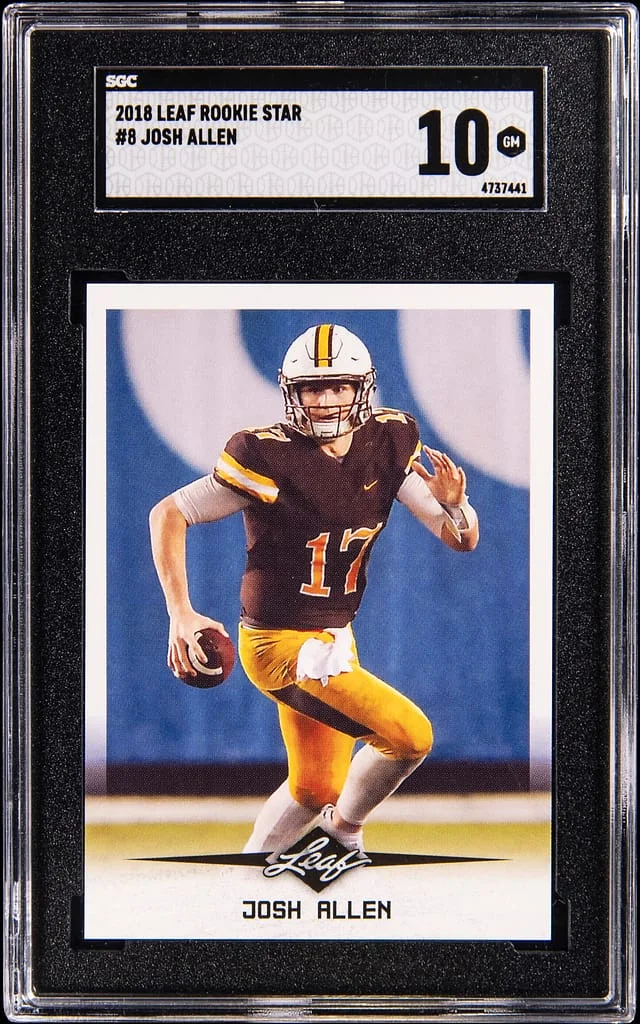2018 Leaf Josh Allen Star #8 card image