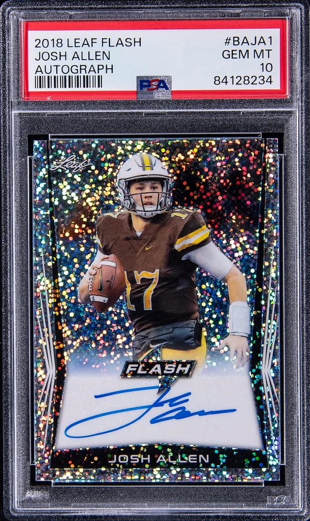 2018 Leaf Josh Allen Flash Autograph #BAJA1 card image