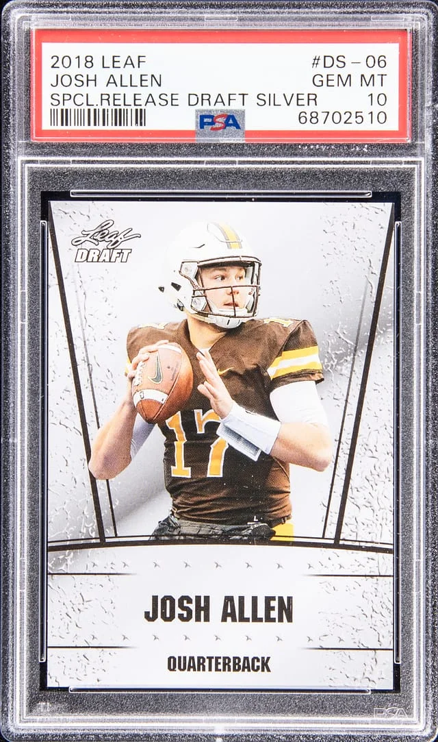 2018 Leaf Josh Allen Special Release Draft Silver #DS-06 card image